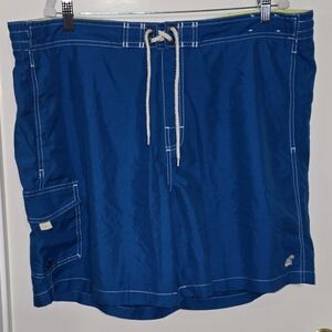#2664 Caribbean Joe Blue Men's Board Cargo Shorts
